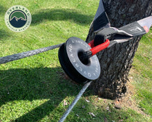 Load image into Gallery viewer, Recovery Ring 6.25 Inch 45,000 lb. Black With Storage Bag Overland Vehicle Systems
