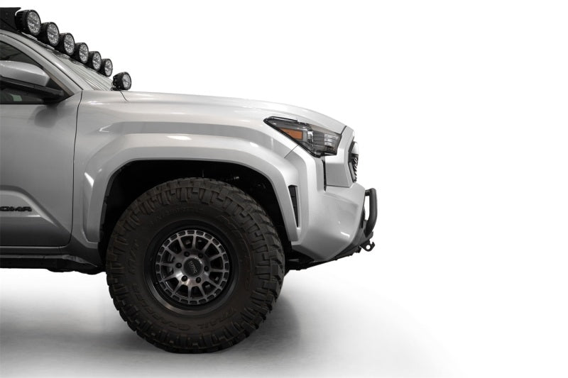 Addictive Desert Designs Bumpers - Steel ADD 2024+ Toyota Tacoma Stealth Center Mount Winch Front Bumper w/ Top Hoop