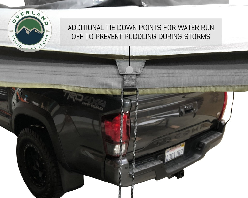 Nomadic Awning 270 Degree - Driver Side Dark Gray Overland Vehicle Systems