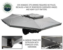 Load image into Gallery viewer, Freestanding 270 Degree Awnings For Mid - High Roofline Vans Driver side Overland Vehicle Systems