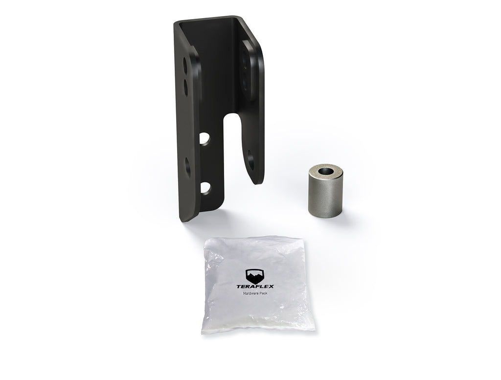 18-Up Wrangler JL Track Bar Bracket Kit Rear Lower 2.5-4.5 Inch Lift TeraFlex