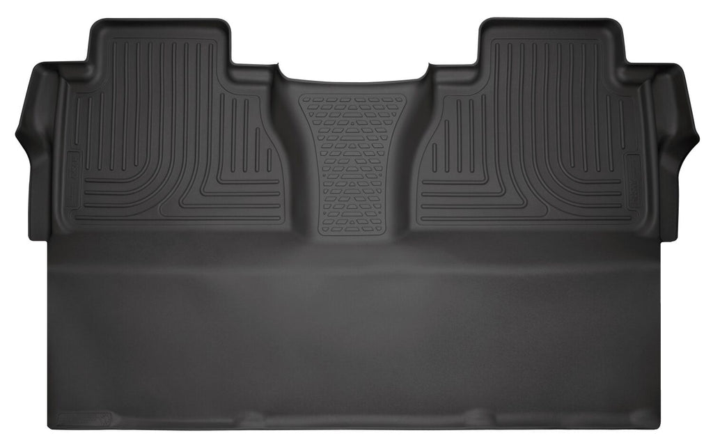 Weatherbeater 2nd Seat Floor Liner For 2014-2021 Tundra Crew Cab Black Husky Liners