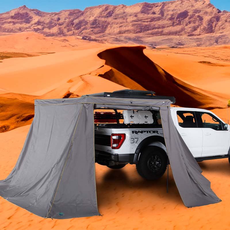 Overland Vehicle Systems Roof Top Tent Awning Wall 2 Piece Kit for Passenger Side 270 Awning Wall Overland Vehicle Systems - 19589908