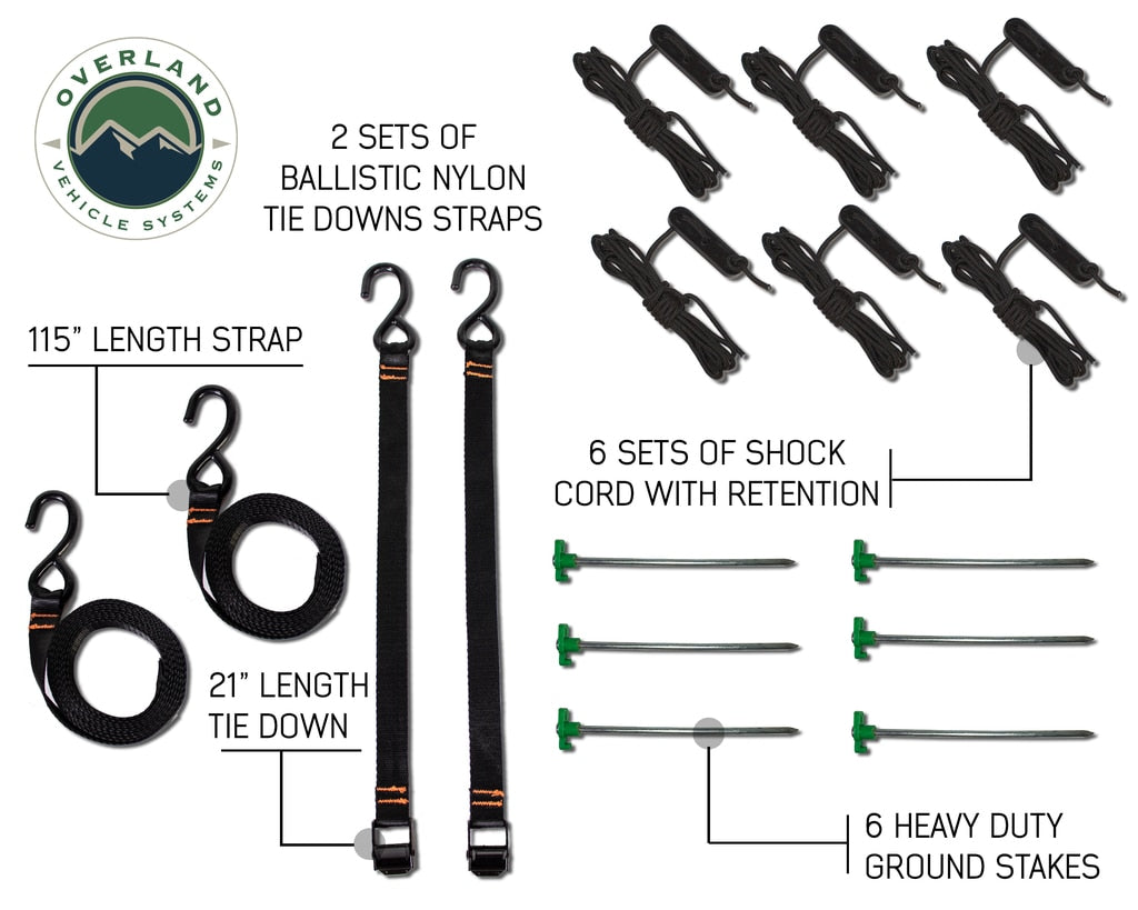 Shop OVS Nomadic Awning 180 Degree Freestanding Overland Vehicle Systems