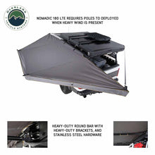 Load image into Gallery viewer, Overland Vehicle Systems Tent Annex Room HD Nomadic 180 LTE - Awning, Grey Body, Green Trim and Black Travel Cover Overland Vehicle Systems - 19609917