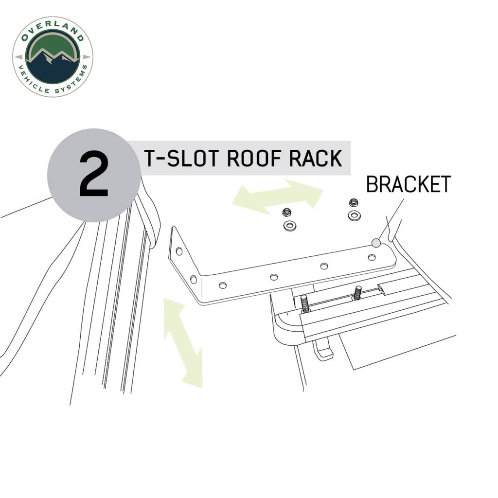 Nomadic 270 LTE Driver Side 270 Degree Awning Premium Overland Vehicle Systems