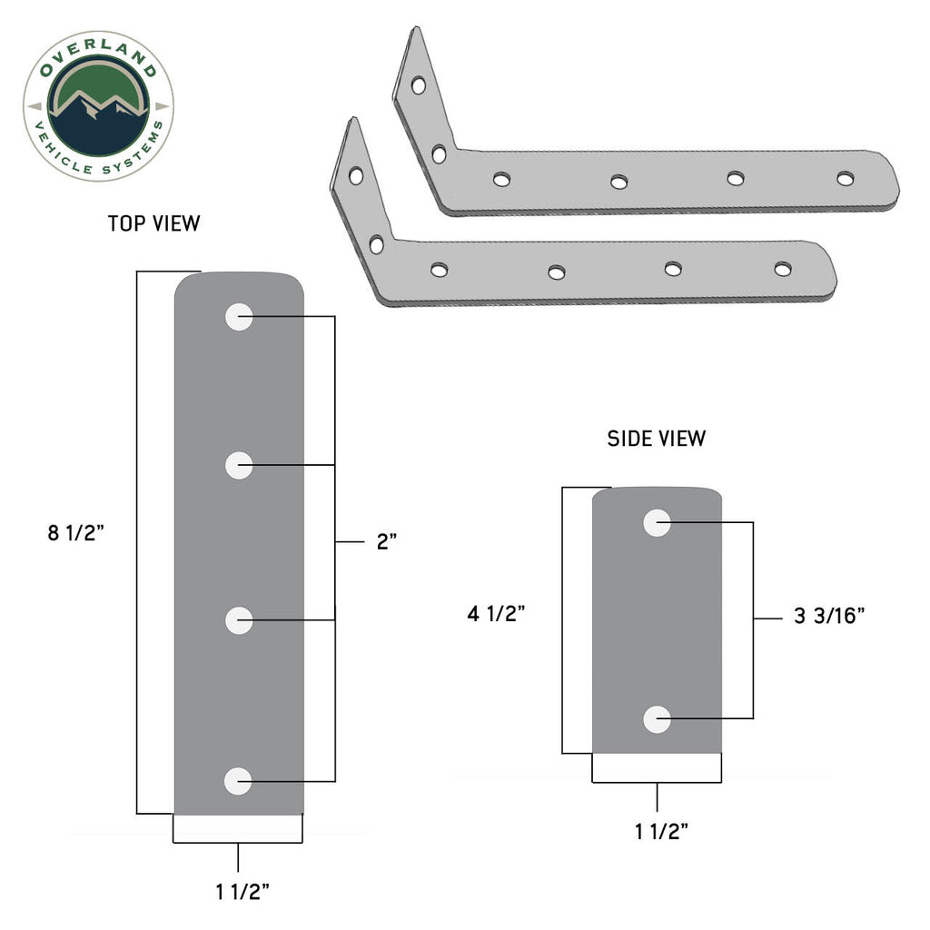 Nomadic 270 LTE Passenger Side 270 Degree Awning Overland Vehicle Systems