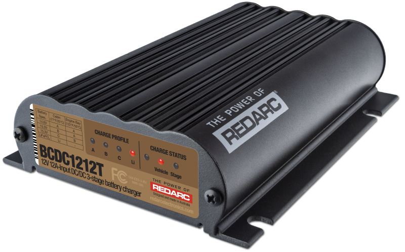 REDARC Battery Chargers REDARC DC/DC 3-Stage Vehicle to Trailer Battery Charger - 12V 12A