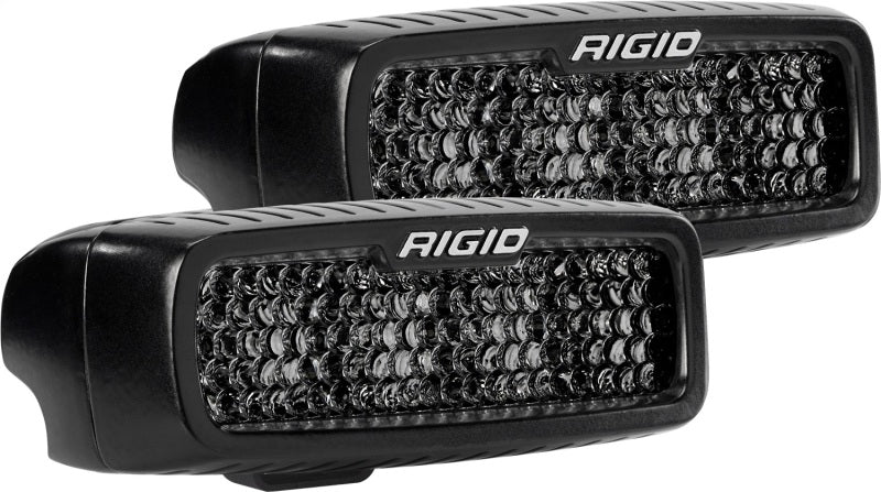 Rigid Industries Light Bars & Cubes Rigid Industries SR-Q Series PRO Midnight Edition - Spot - Diffused - Pair