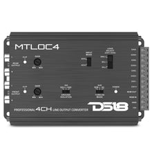 Load image into Gallery viewer, 4-Channel High-to-Low Level Line Output Converter with Remote Turn-On