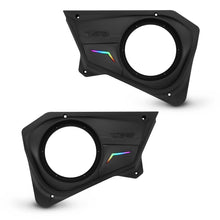 Load image into Gallery viewer, Polaris RZR Rear Door Panels for 8" Speakers with Digital LED Lighting