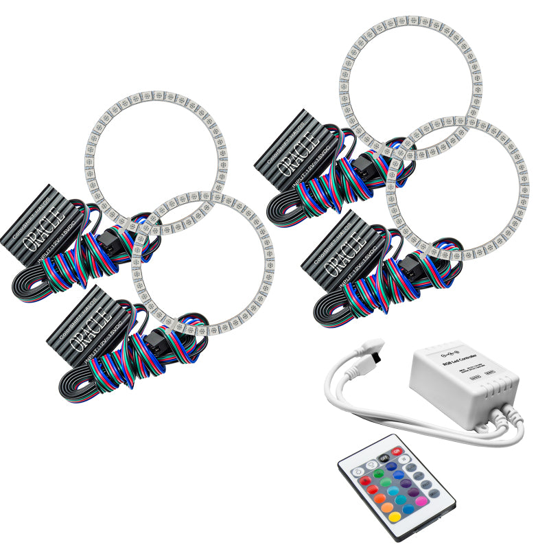 ORACLE Lighting Headlights Oracle GMC Acadia 07-12 Halo Kit - ColorSHIFT w/ Simple Controller SEE WARRANTY
