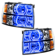 Load image into Gallery viewer, ORACLE Lighting Headlights Oracle 07-13 Chevrolet Silverado SMD HL - Square - ColorSHIFT w/ BC1 Controller SEE WARRANTY
