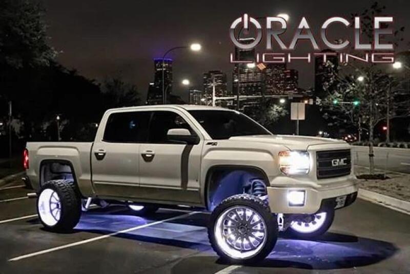 ORACLE Lighting Light Strip LED Oracle LED Illuminated Wheel Rings - White SEE WARRANTY