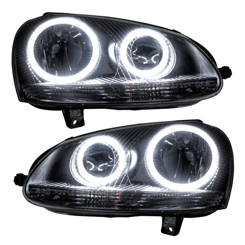 ORACLE Lighting Headlights Oracle 06-10 Volkswagen Jetta SMD HL - Chrome - ColorSHIFT w/ BC1 Controller