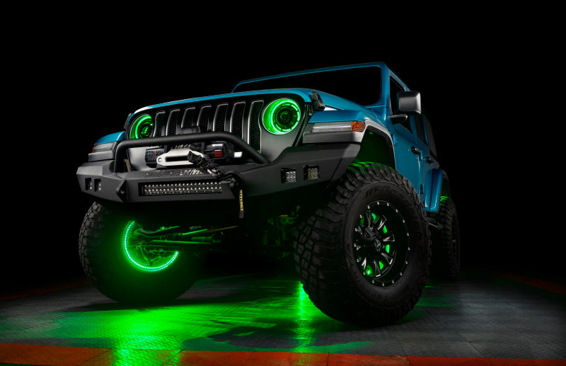 ORACLE Lighting Light Bars & Cubes Oracle Bluetooth + RF Underbody Rock Light Kit - 4 PCS - ColorSHIFT SEE WARRANTY