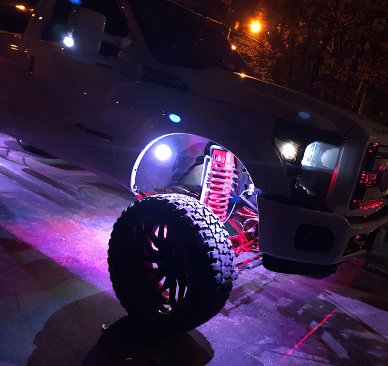 ORACLE Lighting Light Bars & Cubes Oracle Bluetooth + RF Underbody Rock Light Kit - 4 PCS - ColorSHIFT SEE WARRANTY