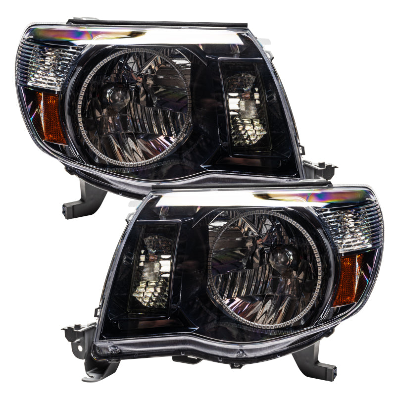 ORACLE Lighting Headlights Oracle 05-11 Toyota Tacoma SMD HL - Black - ColorSHIFT w/ 2.0 Controller SEE WARRANTY