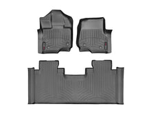 Load image into Gallery viewer, WeatherTech Floor Mats - Rubber WT FloorLiner - Front - Blk