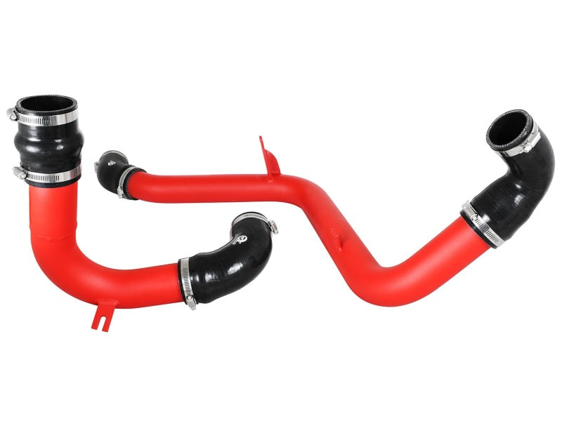 aFe Intercoolers aFe BladeRunner 2.5in Red Intercooler Tubes Hot and Cold Side 12-16 Ford Focus ST 2.0L (t)