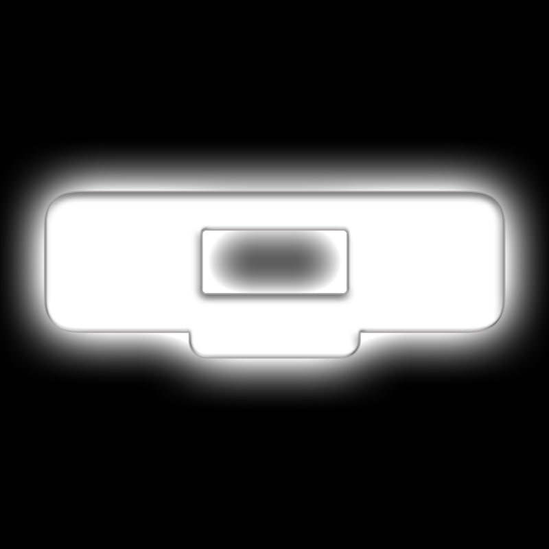 ORACLE Lighting Light Accessories and Wiring ORACLE Lighting Universal Illuminated LED Letter Badges - Matte Wht Surface Finish - Q SEE WARRANTY