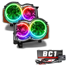 Load image into Gallery viewer, ORACLE Lighting Headlights Oracle 08-10 Jeep Grand Cherokee SMD HL - HID - ColorSHIFT w/ BC1 Controller