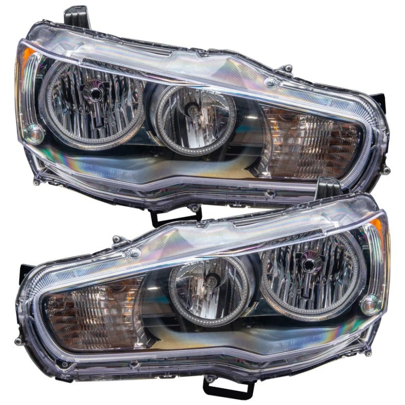 ORACLE Lighting Headlights Oracle 08-17 Mitsubishi Lancer SMD HL - ColorSHIFT w/ BC1 Controller