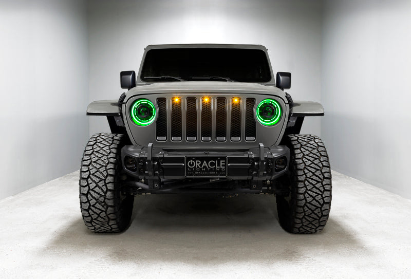 ORACLE Lighting Headlights Oracle Oculus Bi-LED Projector Headlights for Jeep JL/Gladiator JT - w/ Simple Cntrl SEE WARRANTY