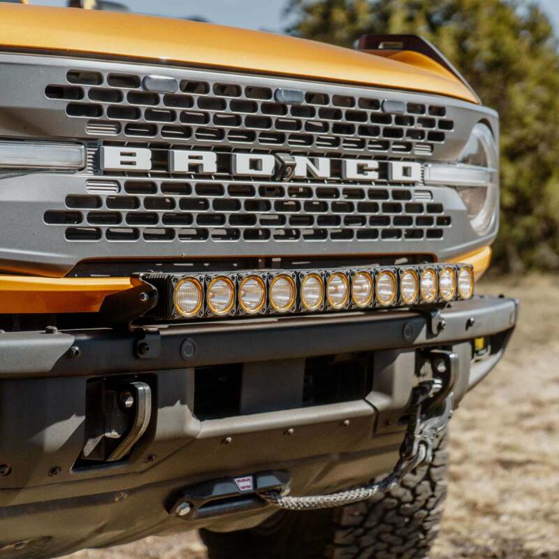 KC HiLiTES Light Mounts KC HiLiTES 21-24 Ford Bronco Front Bumper Light Bar Mount (For 30in FLEX ERA LED Light Bar)