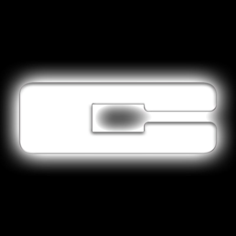 ORACLE Lighting Light Accessories and Wiring ORACLE Lighting Universal Illuminated LED Letter Badges - Matte Wht Surface Finish - C SEE WARRANTY