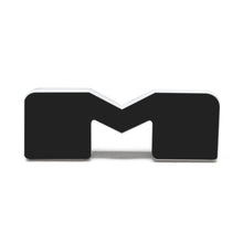 Load image into Gallery viewer, ORACLE Lighting Light Accessories and Wiring ORACLE Lighting Universal Illuminated LED Letter Badges - Matte Blk Surface Finish - M SEE WARRANTY