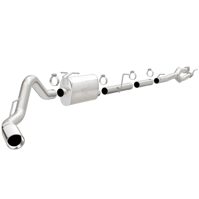 Magnaflow Catback MagnaFlow Sys C/B 11-15 Ford Super Duty F250 6.2L EC CC, SS 3.5in Single Rear Pass Side Ext 5in Tip
