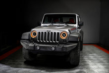 Load image into Gallery viewer, ORACLE Lighting Light Bars &amp; Cubes ORACLE Lighting 0718 Jeep Wrangler JK Oculus 7in Switchback BiLED Projector Headlights SEE WARRANTY
