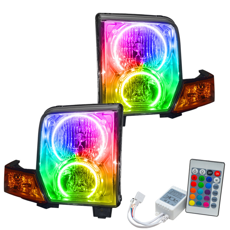 ORACLE Lighting Headlights Oracle 06-10 Jeep Commander SMD HL - ColorSHIFT w/ Simple Controller SEE WARRANTY