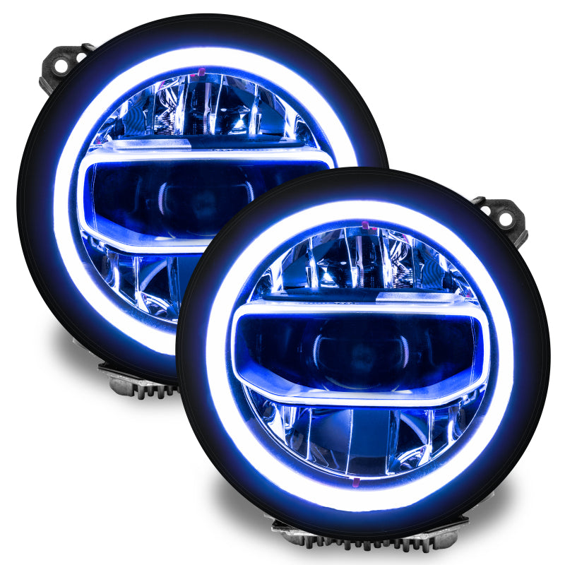 ORACLE Lighting Headlights Oracle Jeep Wrangler JL/Gladiator JT RGB+W Headlight DRL Upgrade Kit - ColorSHIFT SEE WARRANTY