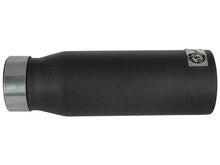 Load image into Gallery viewer, aFe Catback aFe MACHForce XP Exhausts Tips SS-304 EXH Tip 3in x 4Out x 12L Bolt-On (blk)
