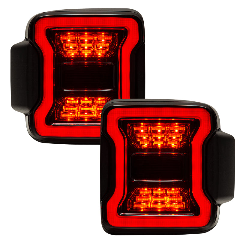 ORACLE Lighting Tail Lights Oracle Jeep Wrangler JL Black Series LED Tail Lights