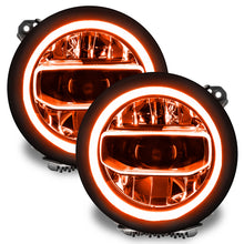 Load image into Gallery viewer, ORACLE Lighting Headlights Oracle Jeep Wrangler JL/Gladiator JT RGB+W Headlight DRL Upgrade Kit - ColorSHIFT SEE WARRANTY