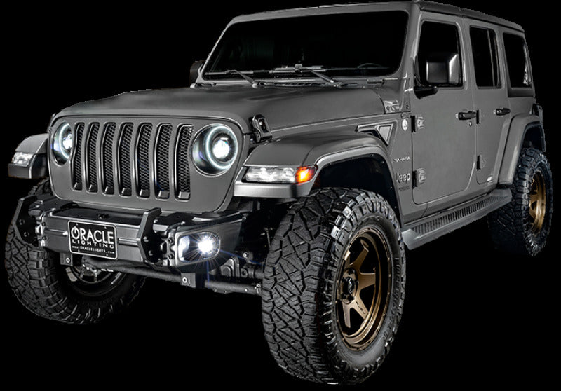 ORACLE Lighting Fog Lights Oracle Jeep Wrangler JL/Gladiator JT Sport High Performance W LED Fog Lights - No Halo SEE WARRANTY