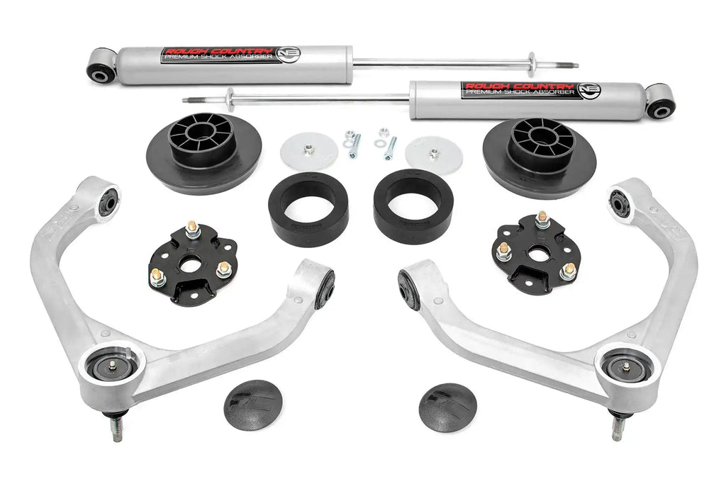 Rough Country Lift Kits 3.5 Inch RAM Bolt-On Lift Kit w/Rear N3 Shocks 19-20 RAM 1500 4WD Rough Country - 31430