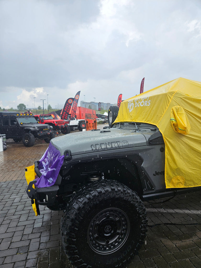 Lightweight Waterproof 4-Door Cab Poncho for Jeep JKU/JLU