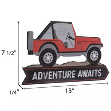 Load image into Gallery viewer, ORB Adventure Jeep Wood Wall Decor