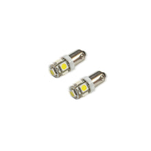 Load image into Gallery viewer, ORACLE Lighting Bulbs Oracle BA9S 5 LED 3 Chip Bayonet Bulbs (Pair) - White SEE WARRANTY