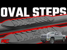 Load image into Gallery viewer, Oval Nerf Step 4.5 Inch Crew Cab Black 07-21 Toyota Tundra 2WD/4WD Rough Country