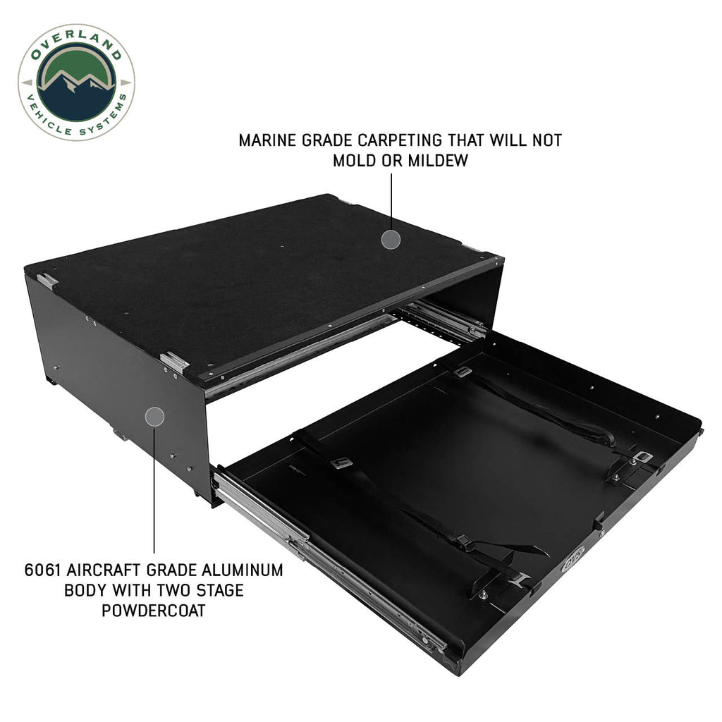 Large Cargo Drawer With Slide Out - Overland Cargo Box Overland Vehicle Systems