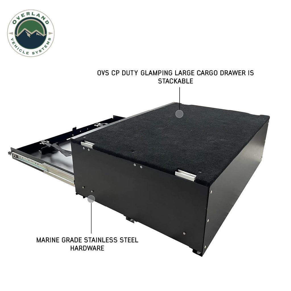 Large Cargo Drawer With Slide Out - Overland Cargo Box Overland Vehicle Systems