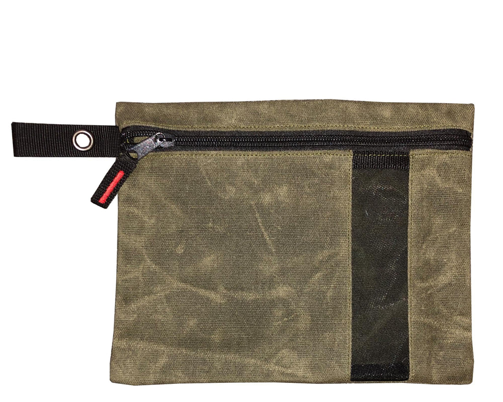 Overland Vehicle Systems Trash Bag Waxed Canvas - Small Size Utility Bags with Pockets Overland Vehicle Systems - 21069941