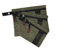 Load image into Gallery viewer, Waxed Canvas - Small Size Utility Bags with Pockets Overland Vehicle Systems