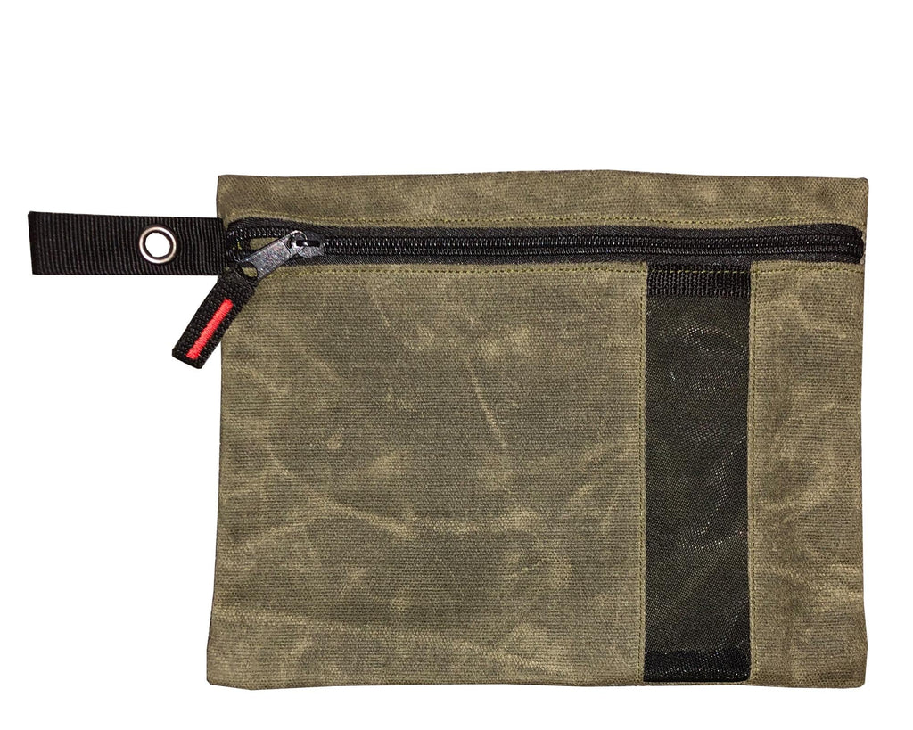 Overland Vehicle Systems Trash Bag Waxed Canvas - Small Size Utility Bags with Pockets Overland Vehicle Systems - 21069941