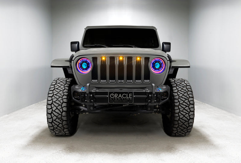 ORACLE Lighting Headlights Oracle Oculus Bi-LED Projector Headlights for Jeep JL/Gladiator JT - w/ BC1 Controller SEE WARRANTY